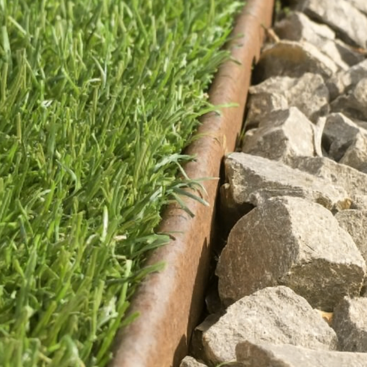 Cortenstaal kantopsluiting BORDURA 200 x 25 cm